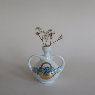 Vintage Ceramic mini Flower Vase/ビンテージ 陶器 ミニ フラワーベース/花瓶(A074)