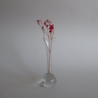 Vintage 1950s bubbles glass mini flower vase/ビンテージ バブルベース ミニ フラワーベース /花器/一輪挿し(A075)