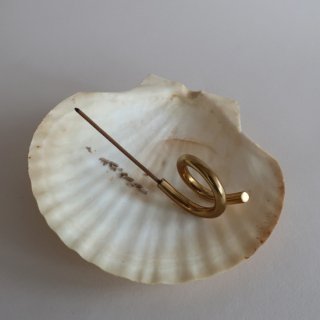 USA vintage shell tray/ビンテージ シェル トレー 貝殻(A079)