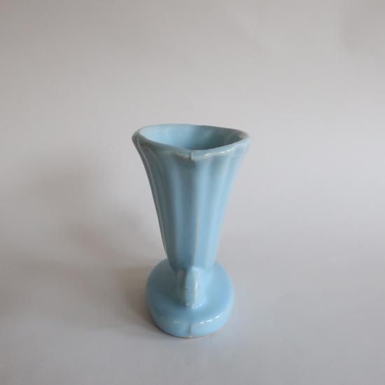 Vintage 50's Ceramic Cornucopia flower vase/ビンテージ 陶器