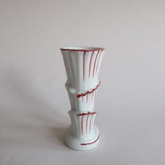 Vintage Ceramic Mini Flower Vase Dog Motif/ビンテージ 陶器