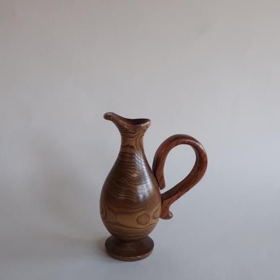 古道具　木工花瓶 Vintage wood flower vase/ビンテージ 木製 フラワーベース