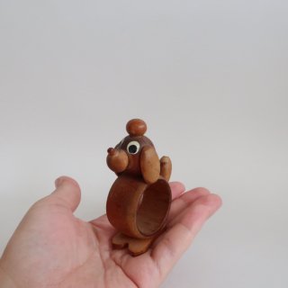 vintage napkin ring holder dog/ӥơ  ʥץ  ۥ/֥(A232)