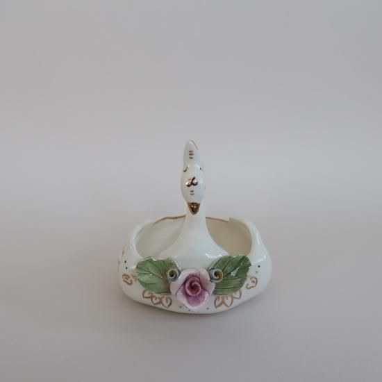 vintage ceramic swan tray /ビンテージ 陶器 白鳥モチーフ 小物 vintage ceramic swan tray /ビンテージ 陶器 白鳥モチーフ 小物