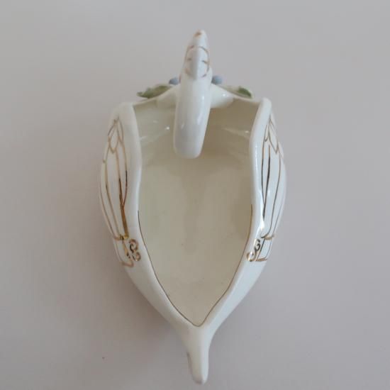 vintage ceramic swan tray /ビンテージ 陶器 白鳥モチーフ 小物 vintage ceramic swan tray /ビンテージ 陶器 白鳥モチーフ 小物