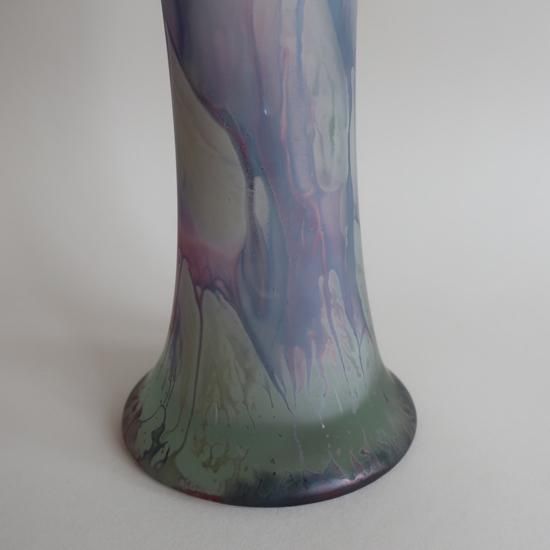 ● Reuven Glass ルーベングラス カナダ ヴィンテージ ガラス花瓶 ○ Reuven Glass ルーベングラス カナダ ヴィンテージ ガラス花瓶