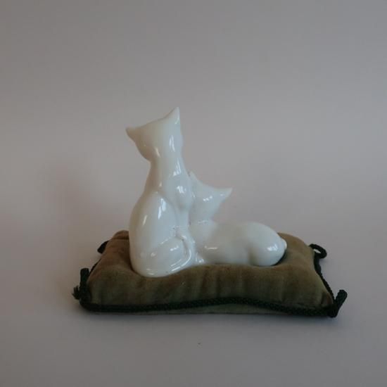 vintage ceramic cats object/ビンテージ 陶器製 ねこ オブジェ