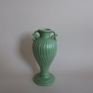 Vintage 30's Green Ceramic flower vase/ӥơ ƫ ե١/ִ/(A313)