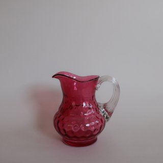 Vintage Cranberry Hand Blown glass Flower Vase/ӥơ ٥꡼ 饹 ԥå㡼 ե١ /ִ/(A323)
