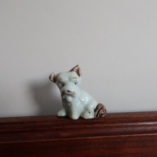 vintage ceramic dog mini object/ビンテージ 陶器製 犬 ミニ オブジェ 