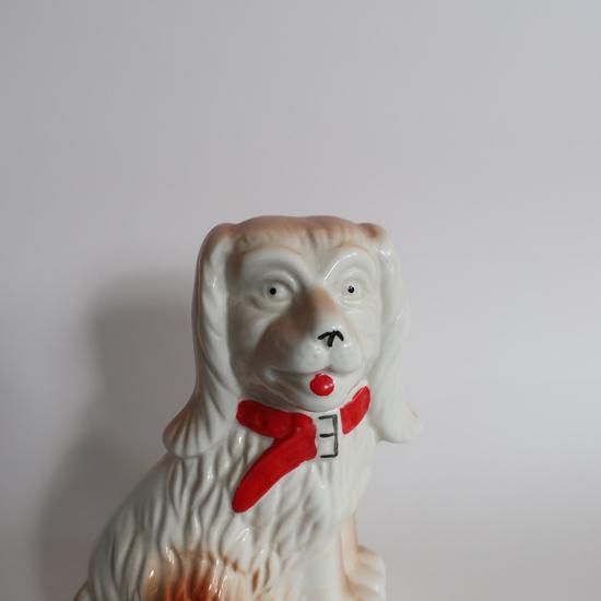 vintage ceramic dog object/ビンテージ 陶器製 犬 オブジェ vintage ceramic dog object/ビンテージ 陶器製 犬 オブジェ