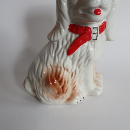 vintage ceramic dog object/ビンテージ 陶器製 犬 オブジェ vintage ceramic dog object/ビンテージ 陶器製 犬 オブジェ