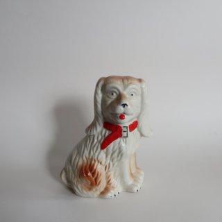 vintage ceramic dog object/ӥơ ƫ  ֥/ʪ(A336)