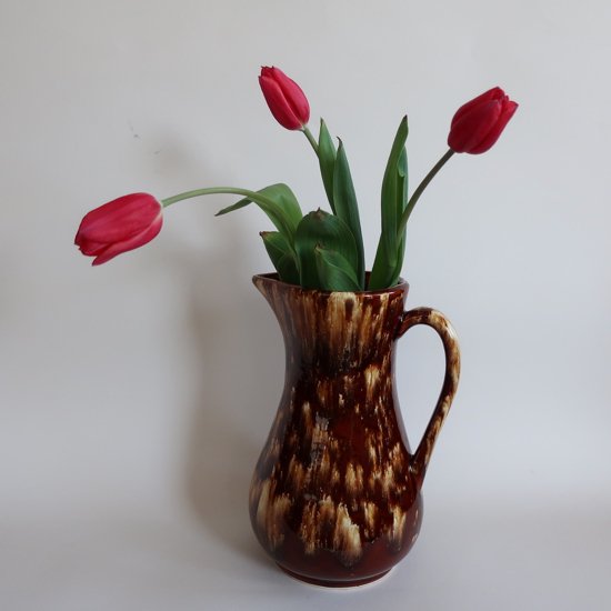Vintage 60's-70's RRP Co. Roseville Ceramic Flower Vase/ビンテージ 陶器  フラワーベース/花瓶(A359)