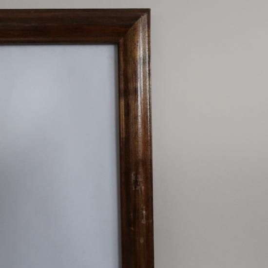 vintage wood frame/ビンテージ 木製 フレーム/ 額縁(A374)