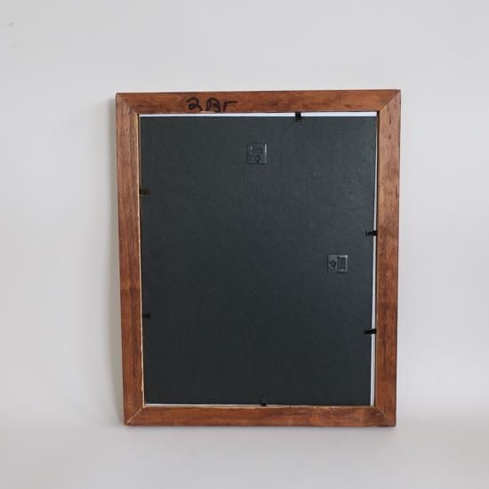 vintage wood frame/ビンテージ 木製 フレーム/ 額縁(A375)