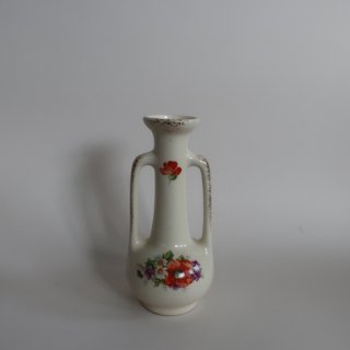 Vintage Ceramic Small Flower Vase/ビンテージ 陶器 スモール フラワーベース /花器/花瓶(A384)