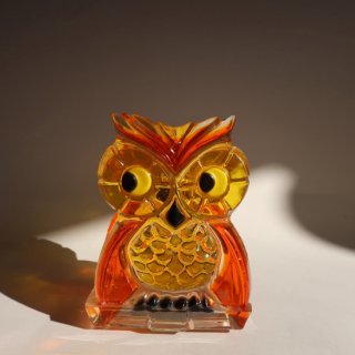 vintage lucite napkin holder owl/ӥơ 롼 ʥץ ۥ ե(A394)