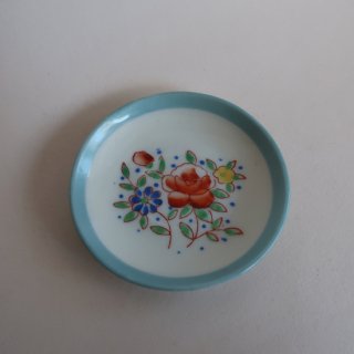 Vintage Ceramic Mini Mini Plate/ビンテージ 陶器 ミニミニ プレート/豆皿(A401)