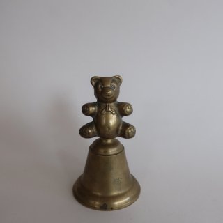 Vintage Bear motif brass bell object/ӥơ  ޥ ٥ / ֥(A415)