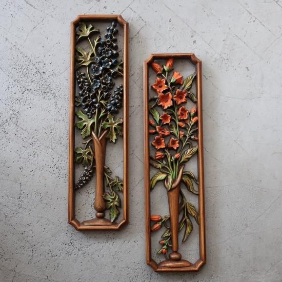 Vintage Wall Deco (set of 2) /ビンテージ BURWOOD社製 Vintage Wall Deco (set of 2) /ビンテージ BURWOOD社製
