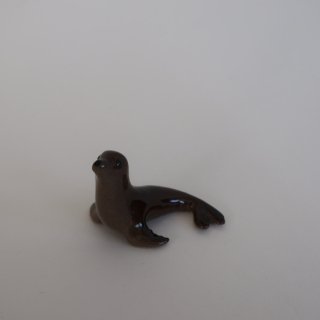 vintage ceramic sea lion mini object/ビンテージ 陶器製 アシカ ミニ オブジェ/置物(A447)