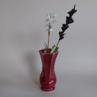 Vintage Ceramic small Flower Vase/ビンテージ 陶器 スモール フラワーベース /一輪差し/花瓶(A459)