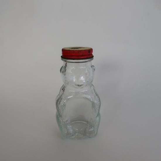 【ギフト】 Vintage bear motif glass bottle/ビンテージ くまモチーフ その他