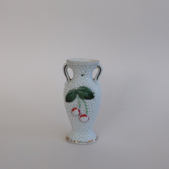 Vintage 1950s mini flower vase/ビンテージ 陶器 ミニ フラワーベース /花瓶/一輪挿し/オブジェ(A495)