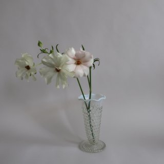 Vintage 40's Anchor Hocking Moonstone Hobnail Vase/ӥơ 󥫡ۥå󥰼 ե١/ִ/(A530)