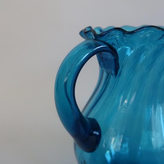花瓶 ピッチャー フラワーベース ガブリエル Jug ビンテージ Vintage Orange Glass Jug Flower Vase/ビンテージ オレンジ