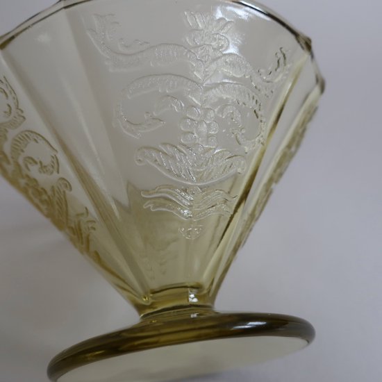 Vintage 1930's Federal Madrid glass/ビンテージ フェデラル社 シャーベットグラス/アイスクリームカップ(A547)
