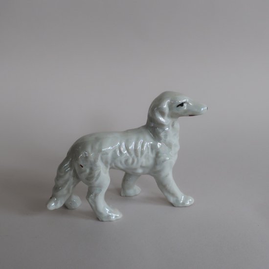 インテリア小物ビンテージ　犬　陶器　オブジェ　置物　インテリア　工芸品　美術品　A1237