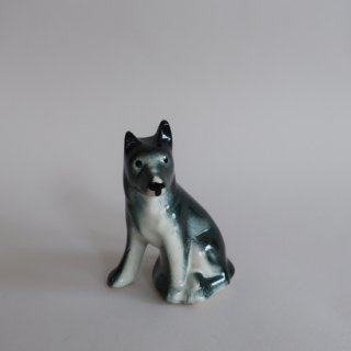 vintage ceramic Dog object/ӥơ ƫ  ֥/ʪ(A553)