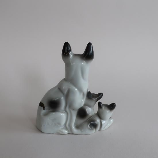 vintage ceramic made in JAPAN Dog object/ビンテージ 陶器製 vintage ceramic made in JAPAN Dog object/ビンテージ 陶器製