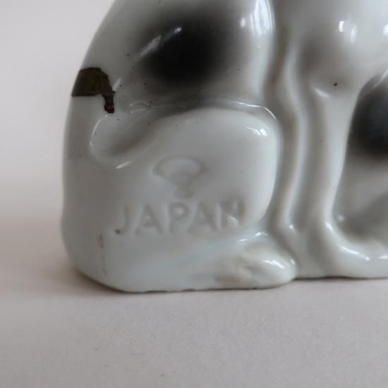 vintage ceramic made in JAPAN Dog object/ビンテージ 陶器製 vintage ceramic made in JAPAN Dog object/ビンテージ 陶器製