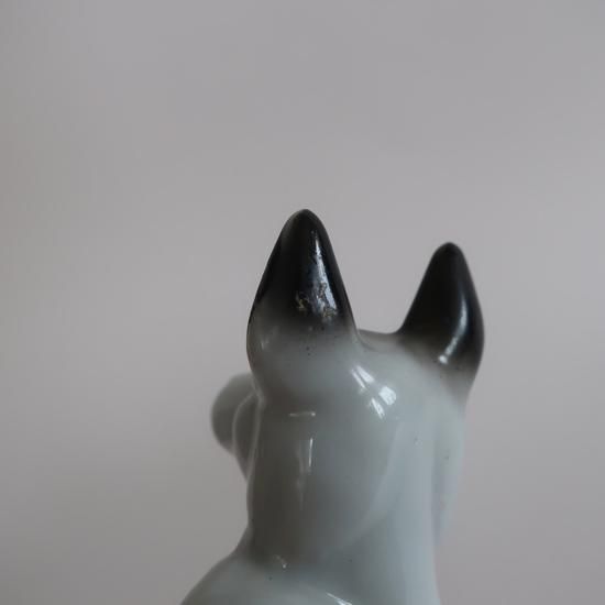 vintage ceramic made in JAPAN Dog object/ビンテージ 陶器製 vintage ceramic made in JAPAN Dog object/ビンテージ 陶器製