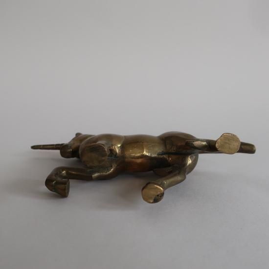Vintage unicorn motif brass object/ビンテージ 真鍮 ユニコーン