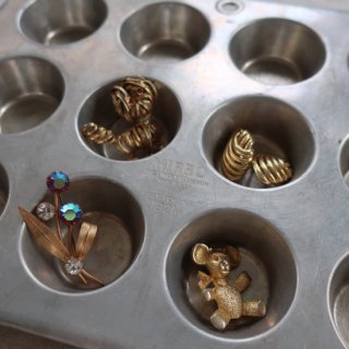 Vintage Mirro Mini Cupcake Baking Tins, Baking Pans/ӥơ  ȥ졼(A594)
