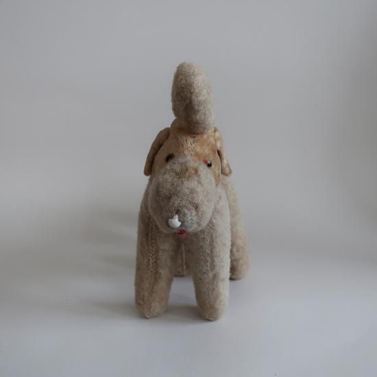vintage stuffed dog/ビンテージ 犬 ぬいぐるみ(A618)
