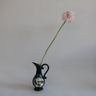 Vintage Peacock ceramic flower vase/ӥơ ƫ  ϥɥڥ ե١/(A620)