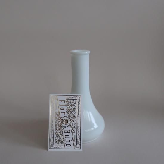 Vintage milk glass flower vase/ビンテージ ミルクガラス Vintage milk glass flower vase/ビンテージ ミルクガラス