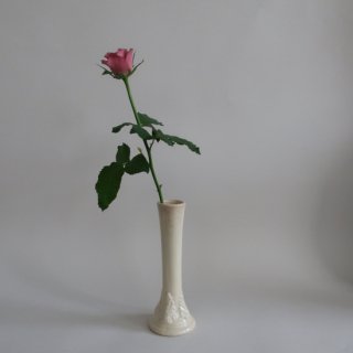 Vintage USA Ivory Ceramic Flower Vase/ӥơ ƫ ܥ꡼ ե١/(A647)