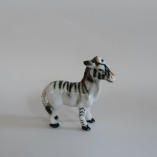 Vintage Ceramic Zebra Sculpture Object/ӥơ ƫ ޤ ֥/ʪ(A661)