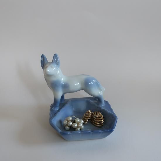 Vintage Ceramic Dog Accessory Tray /Ash Tray /ビンテージ Vintage Ceramic Dog Accessory Tray /Ash Tray /ビンテージ