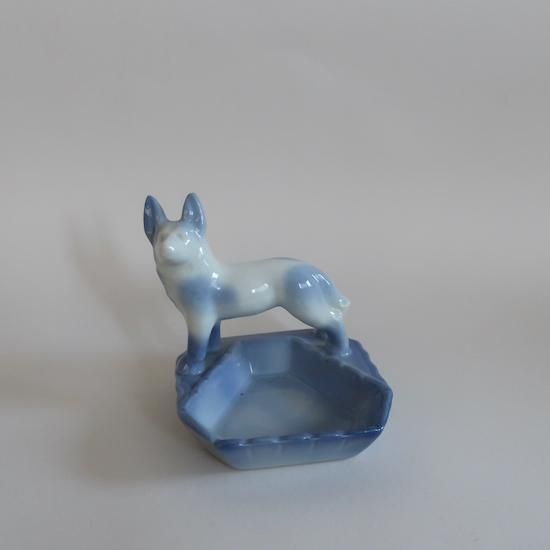 Vintage Ceramic Dog Accessory Tray /Ash Tray /ビンテージ
