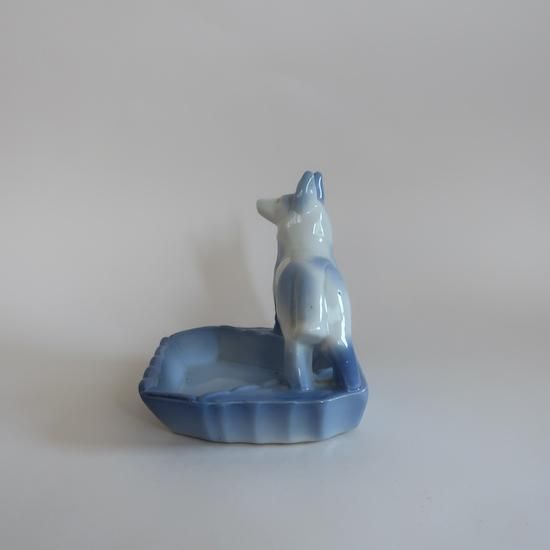 Vintage Ceramic Dog Accessory Tray /Ash Tray /ビンテージ