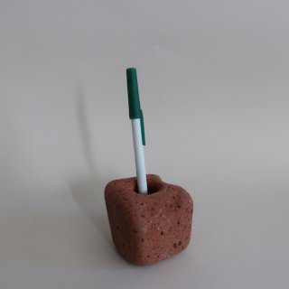 USA Stone Pen Stand / Holder / Object/石製 ペン立て オブジェ/ホルダー(A669)