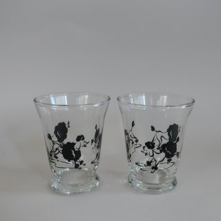 Vintage 50's Poodle small glass/ӥơ 1950's סɥ ⡼ 饹(A689)