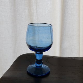 Red Wine Glass Light Blue (LS11) /La Soufflerie